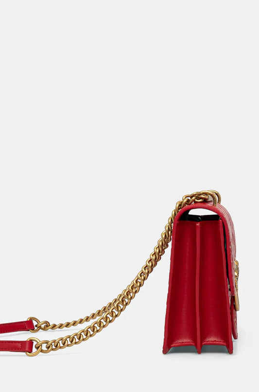 Pinko leather handbag - red