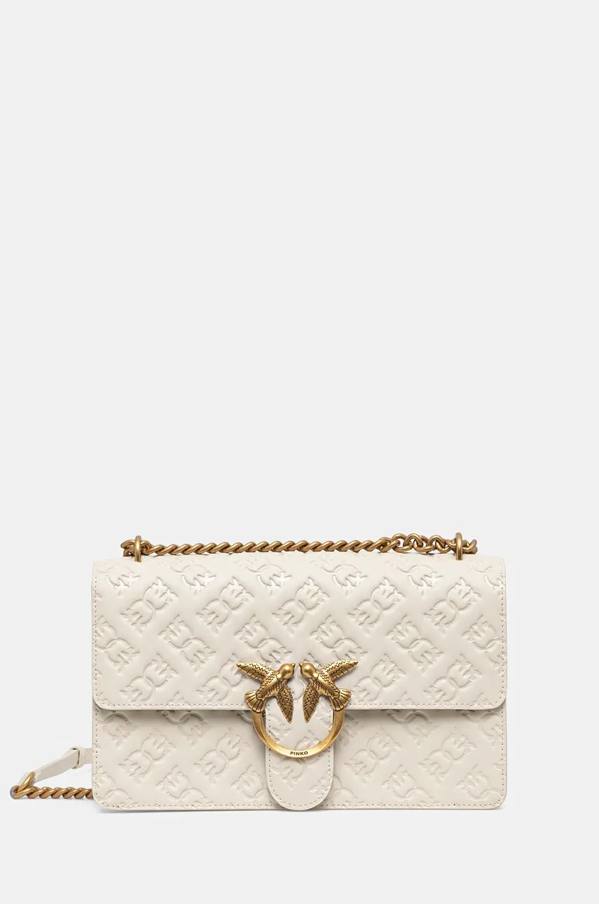 Pinko leather handbag - red